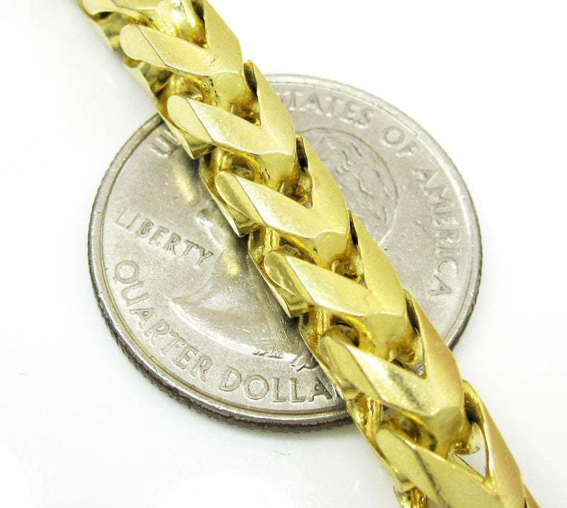 8.5MM solid gold franco chain
