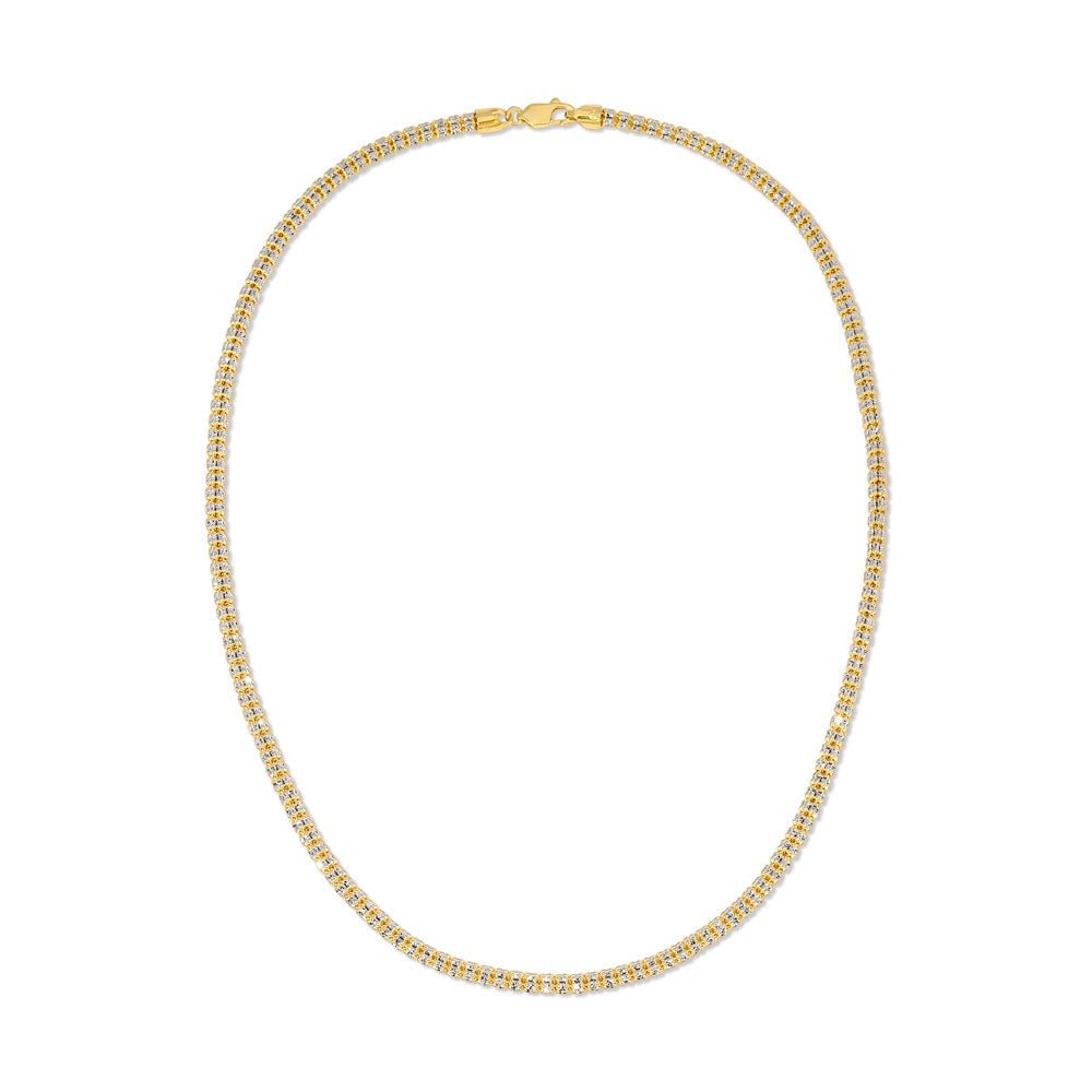 10K SOLID GOLD ICE LINK CHAIN