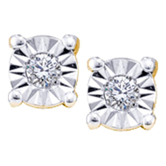 solitaire diamond earrings