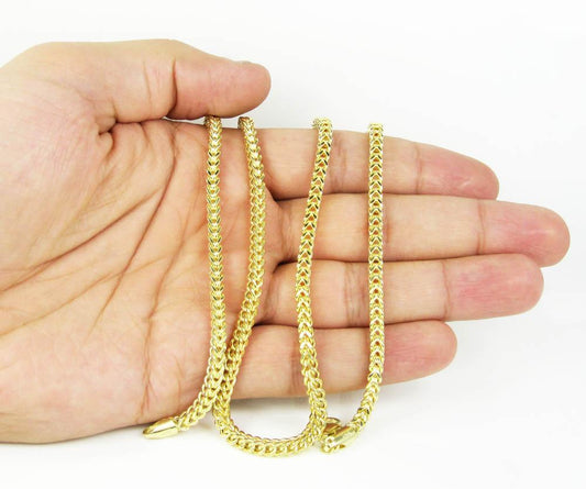 10K Yellow Gold Franco Chain on hand