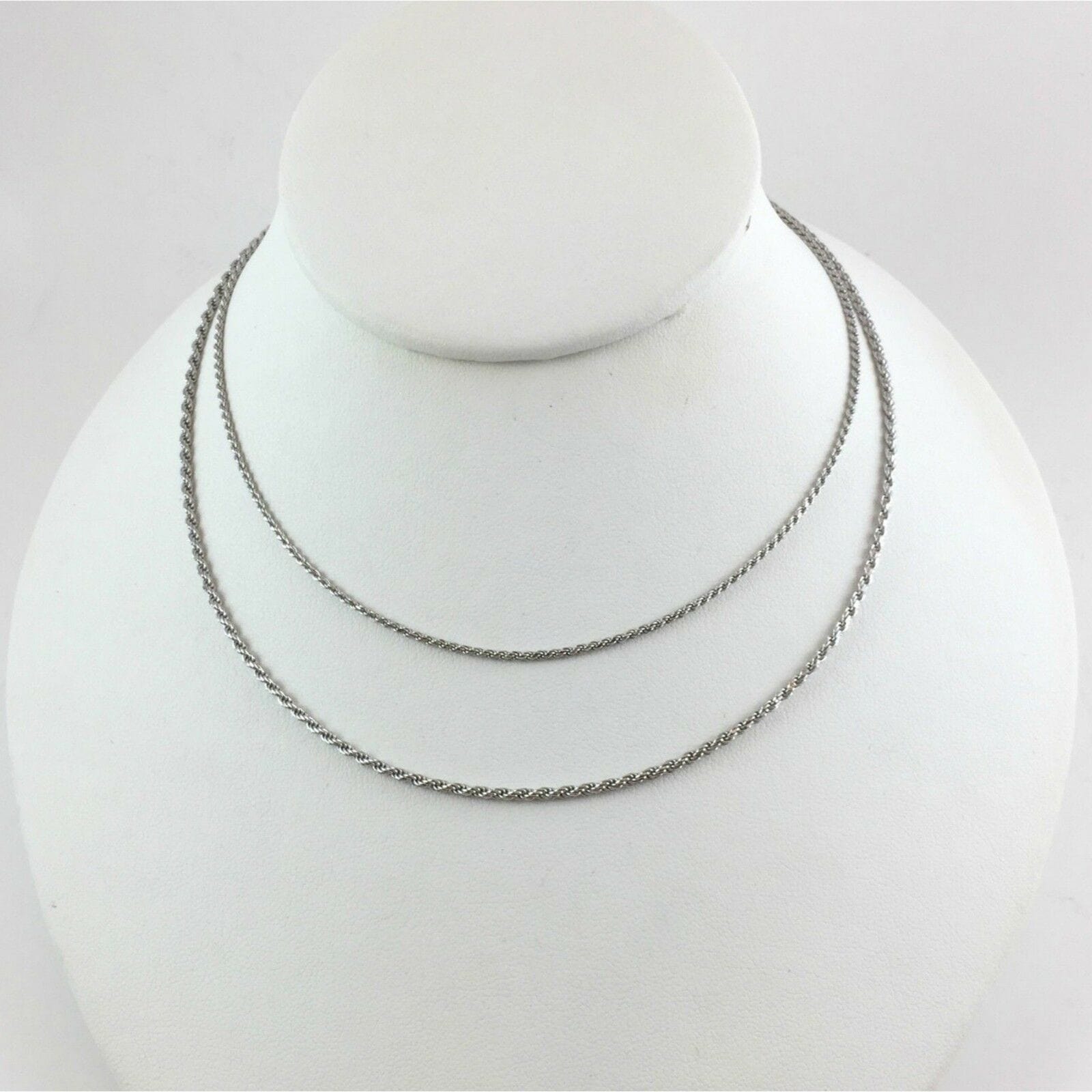 sterling silver rope chain mens 