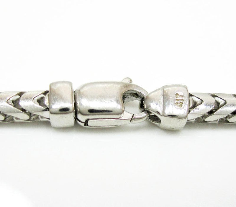 White Gold Chain Lobster Clasp