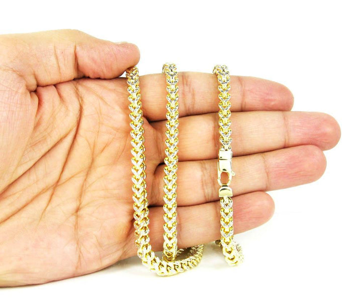 Buy Solid Franco Gold Chains | Premium and Stylish Designs