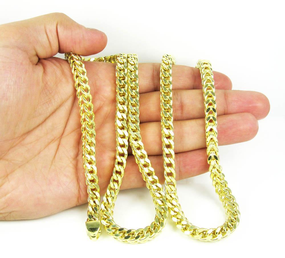 10K Yellow Gold Franco Chain on hand