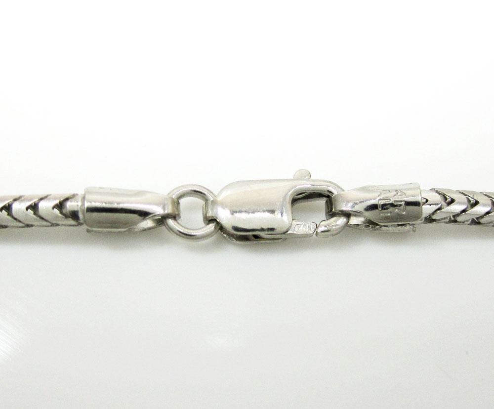 White gold chain Lobster Clasp
