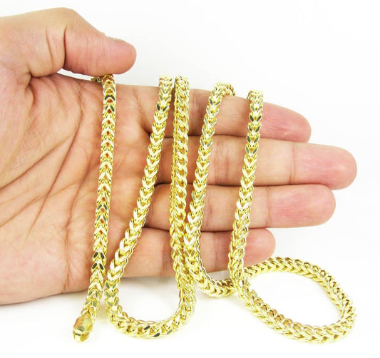 Yellow Gold Franco Chain on hand