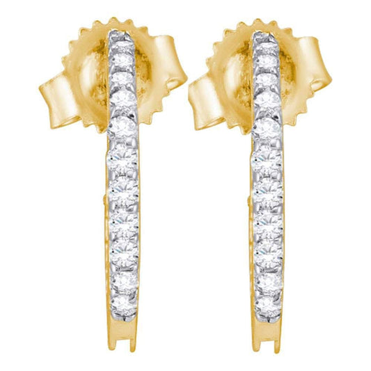 real diamond hoop earrings