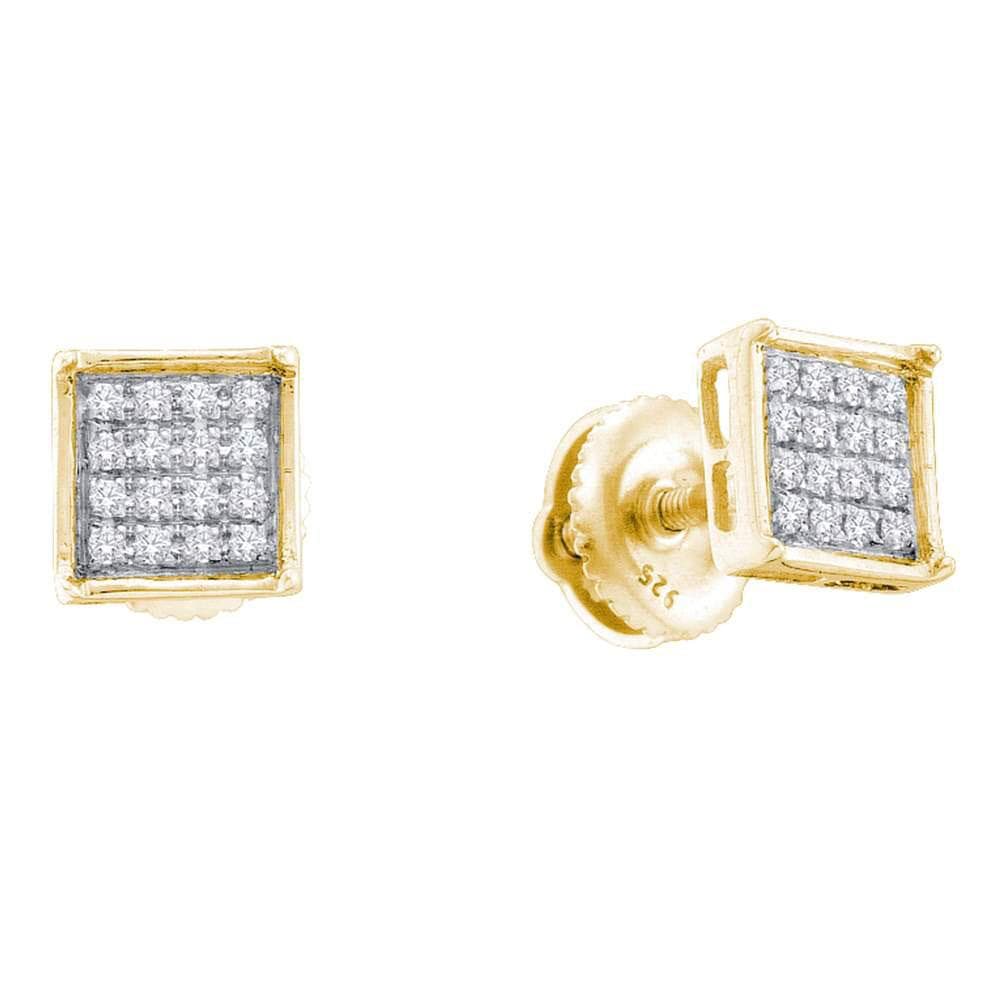 cluster diamond earrings