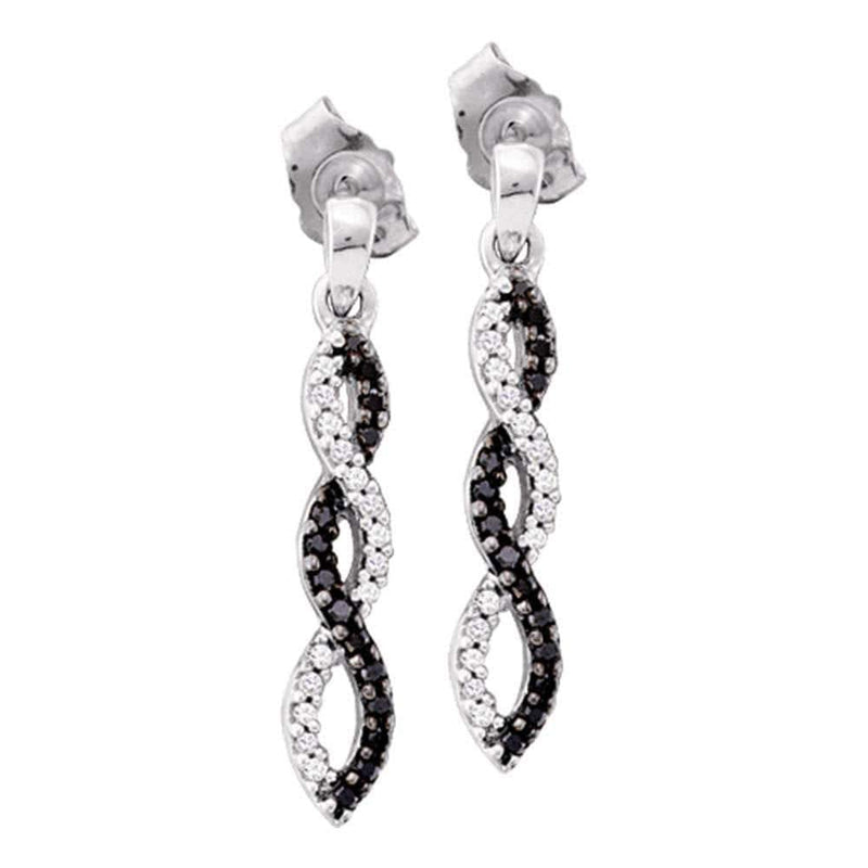 Diamond Infinity Dangles earrings