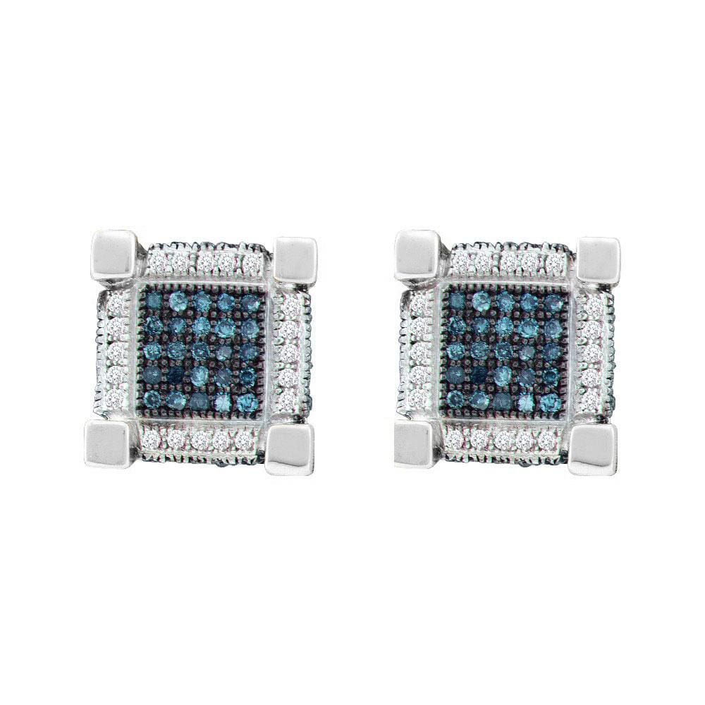 Diamond 3D Cube  Earrings