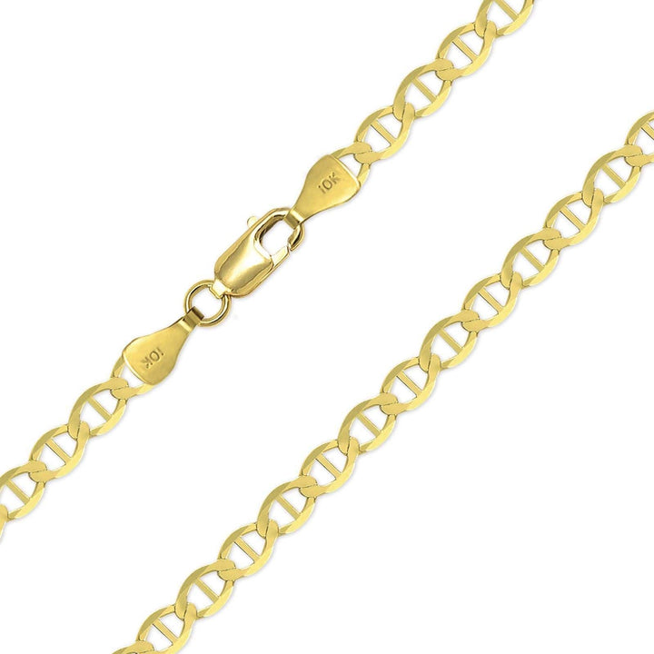 5MM 10K Yellow Gold Mariner Link Chain, Chain, Jawa Jewelers, Jawa Jewelers