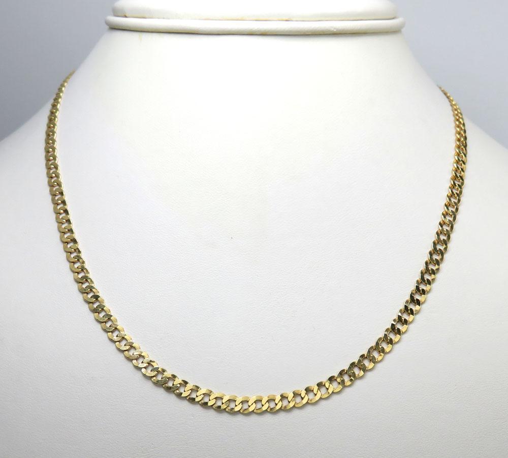 4.5MM 14K Yellow Gold Cuban Link Chain Necklace, Chain, Jawa Jewelers, Jawa Jewelers