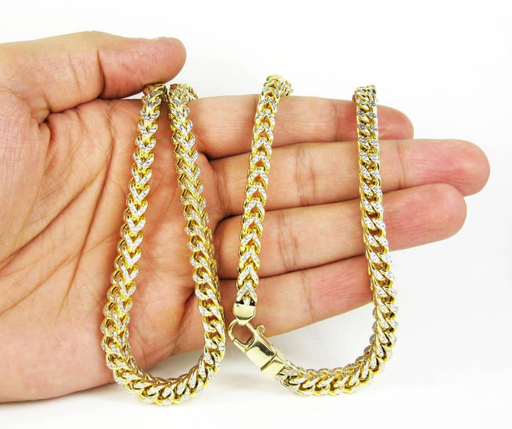 Yellow Gold Franco Chain on hand