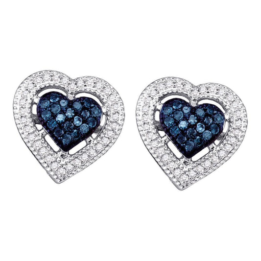 heart cut diamond earrings