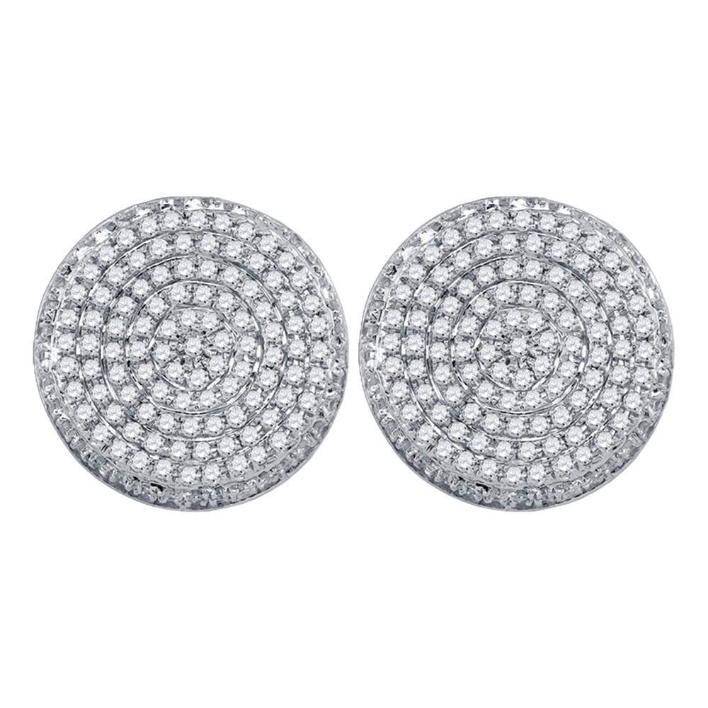 Diamond Cluster stud earrings