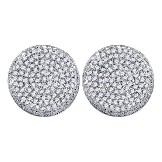 Diamond Cluster stud earrings