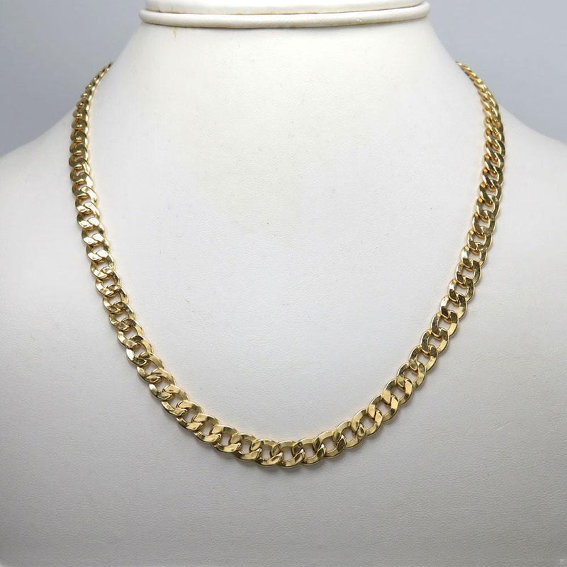 6.5MM 10K Yellow Gold Hollow Cuban Chain – Jawa Jewelers