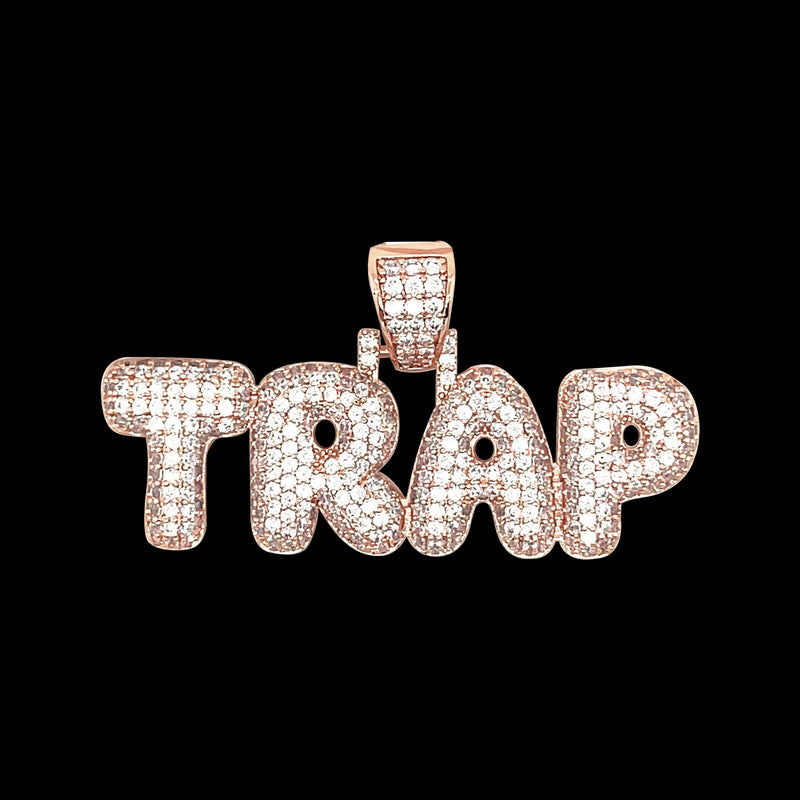18K Gold Plated Hip Hop Trap Brass Pendant
