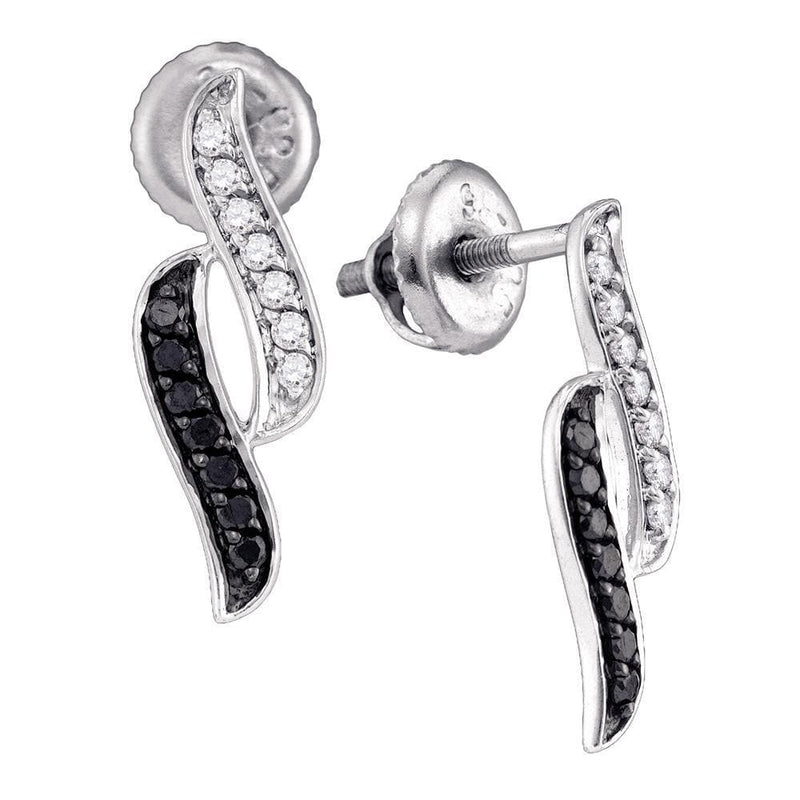 Diamond Womens Screwback Stud Earrings