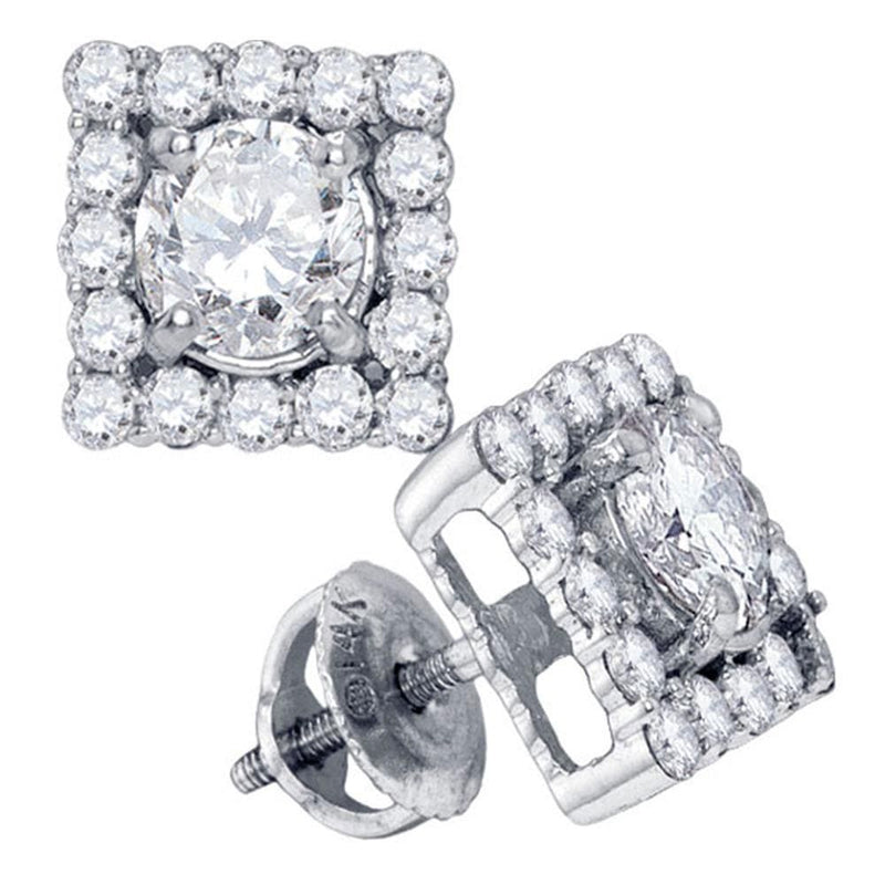 solitaire diamond earrings