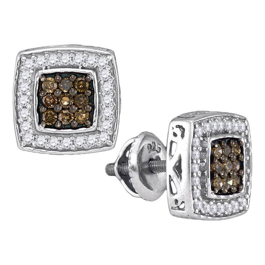 cluster diamond earrings