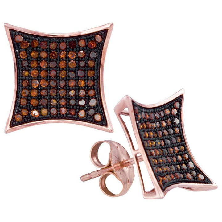 kite shaped diamond earrings