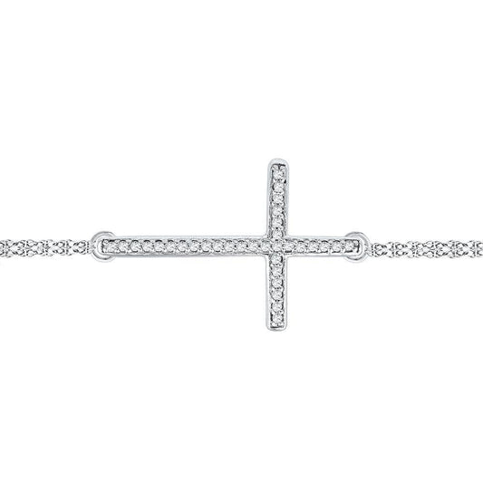white gold diamond bracelet