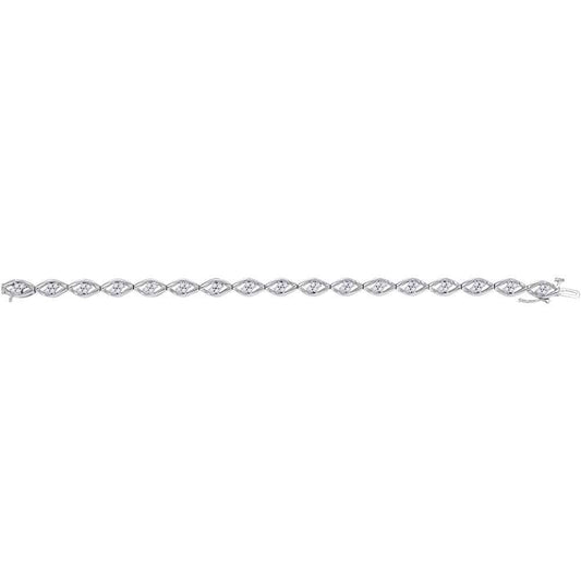 white gold diamond bracelet