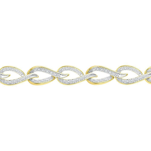 yellow gold diamond bracelet