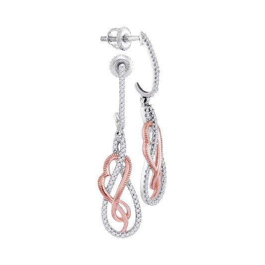 teardrop dangle earrings