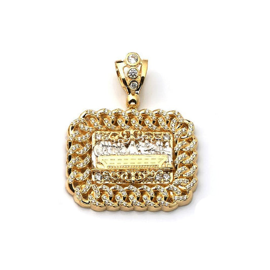 yellow gold pendant necklace