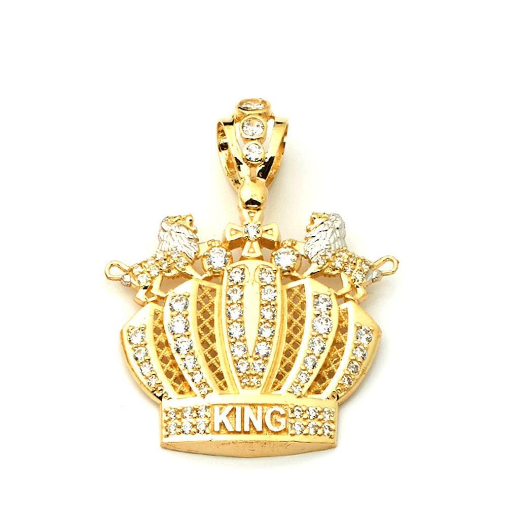 gold crown pendant