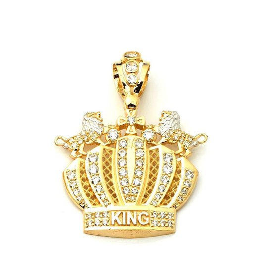 gold crown pendant