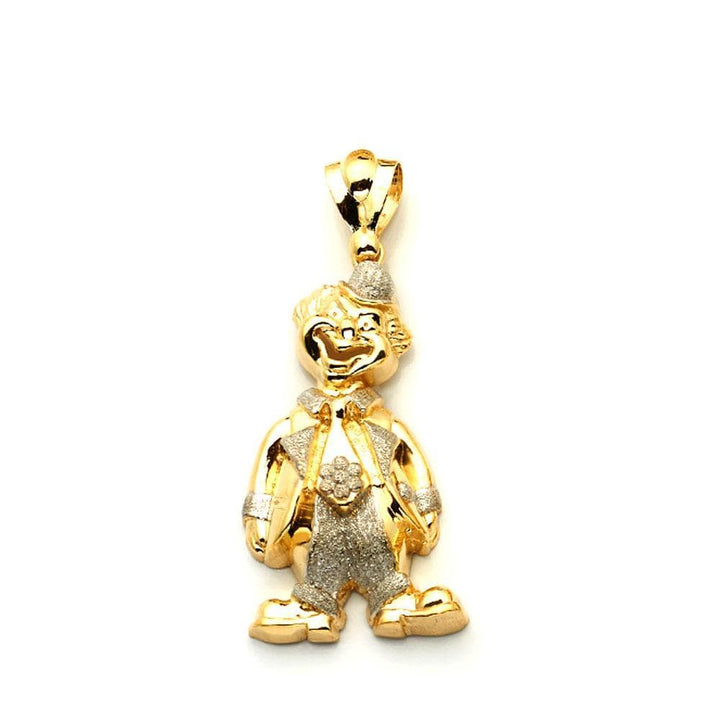 gold joker pendant