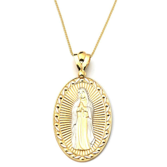 gold religious pendant