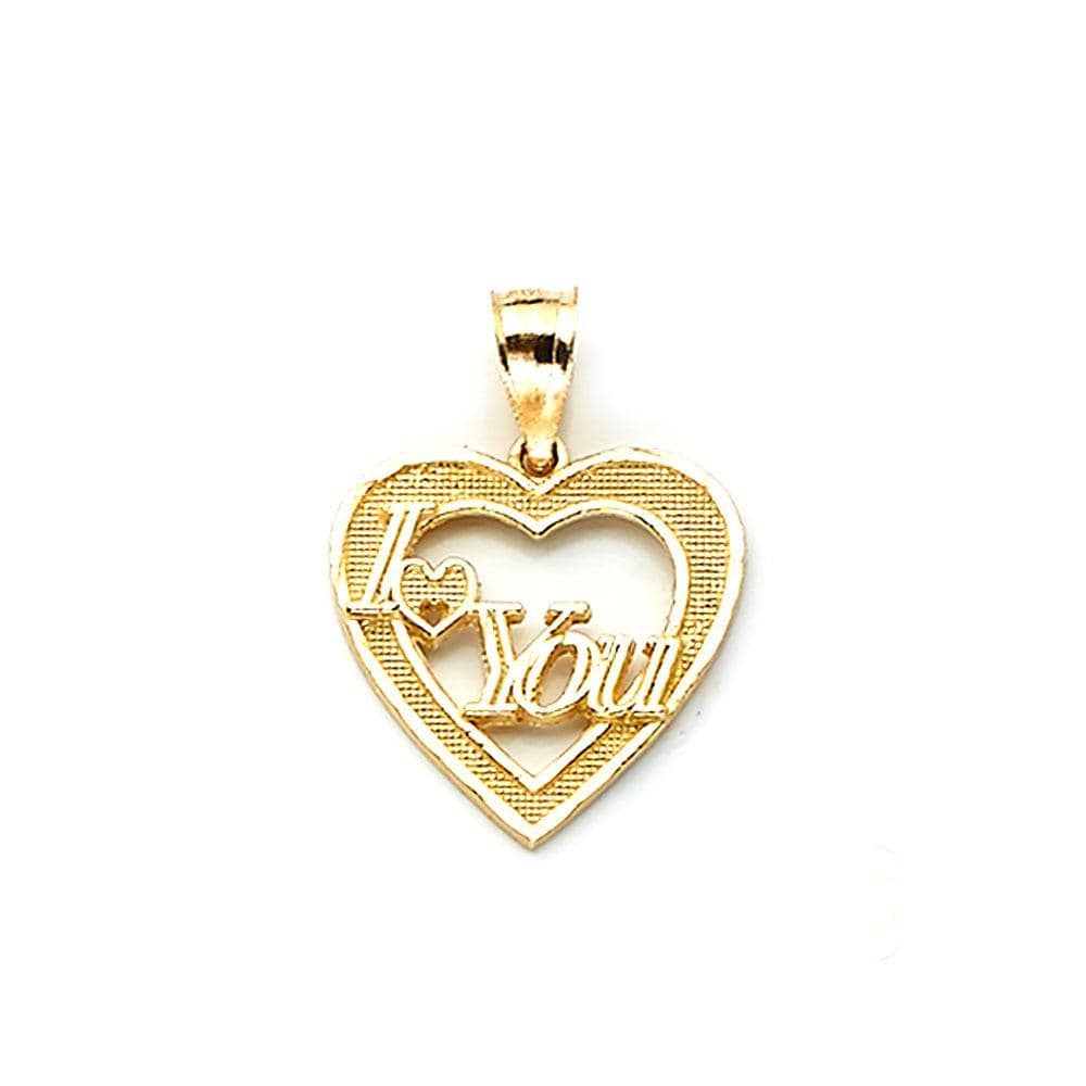 10K Yellow Gold Gift Fashion Pendant Necklace