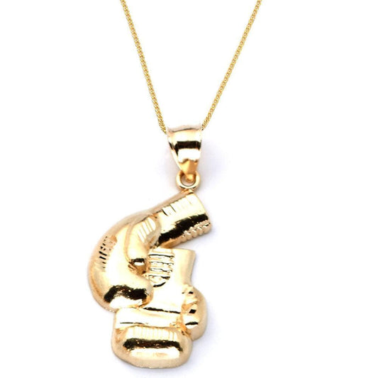 yellow gold pendant necklace