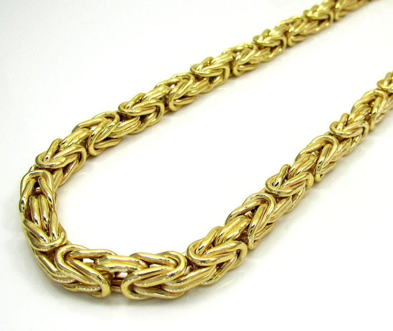 Buy Solid Gold Byzantine Chains – Jawa Jewelers