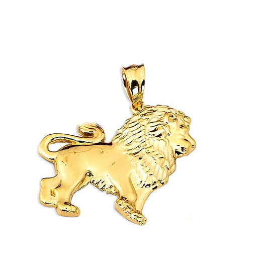 gold lion pendant