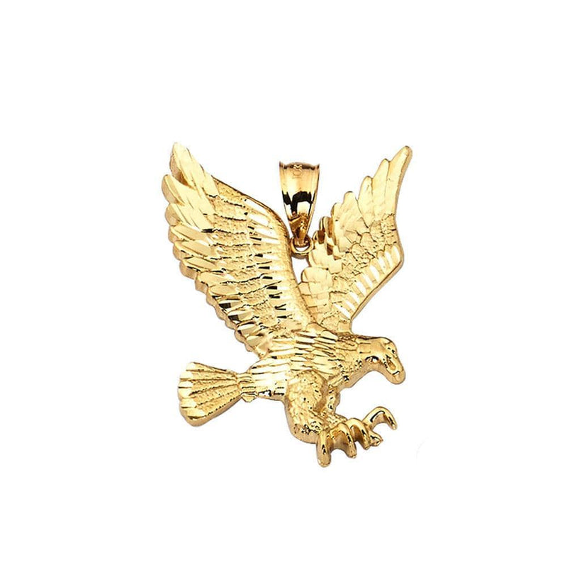 gold eagle pendant