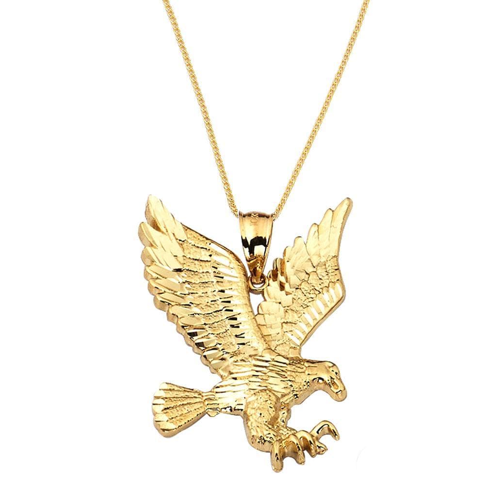 golden eagle hängematte 10K Yellow 3.6 gram Gold Golden Eagle Fashion Pendent