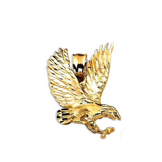gold eagle pendant 