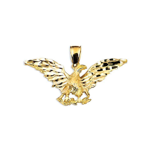 gold eagle pendant necklace
