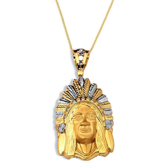 yellow gold pendant necklace