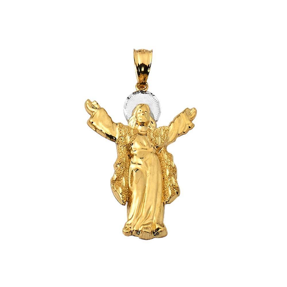 gold religious pendant