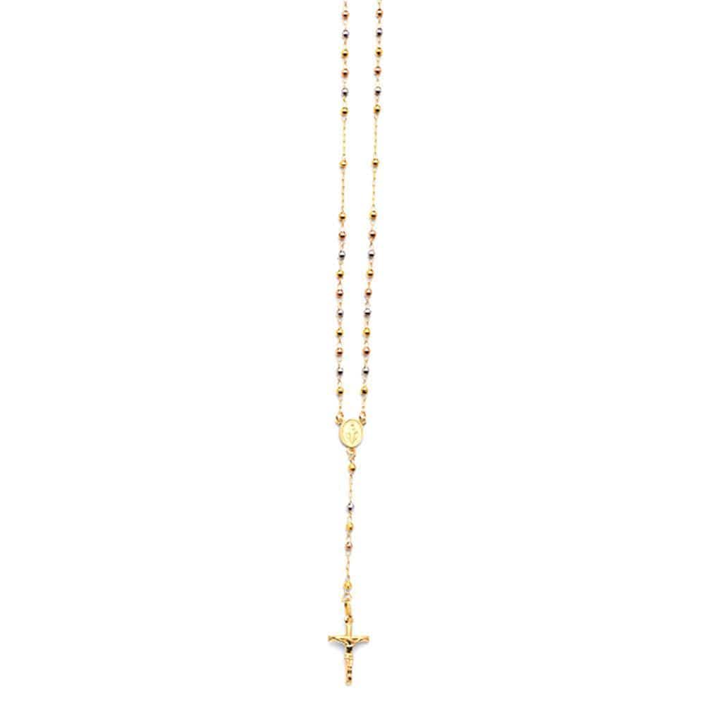 10k gold rosary necklace