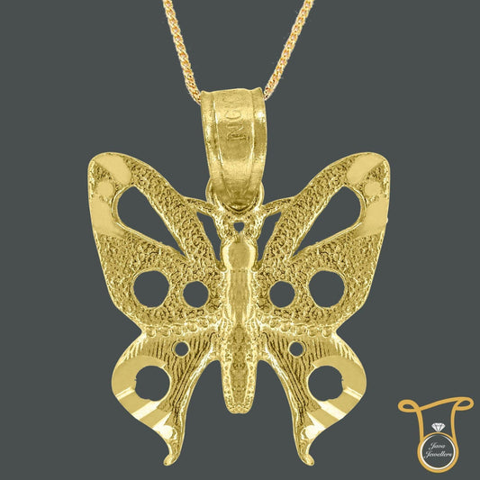 10kt Yellow Gold Butterfly Fashion Pendant, Pendants, Silverine, Jawa Jewelers