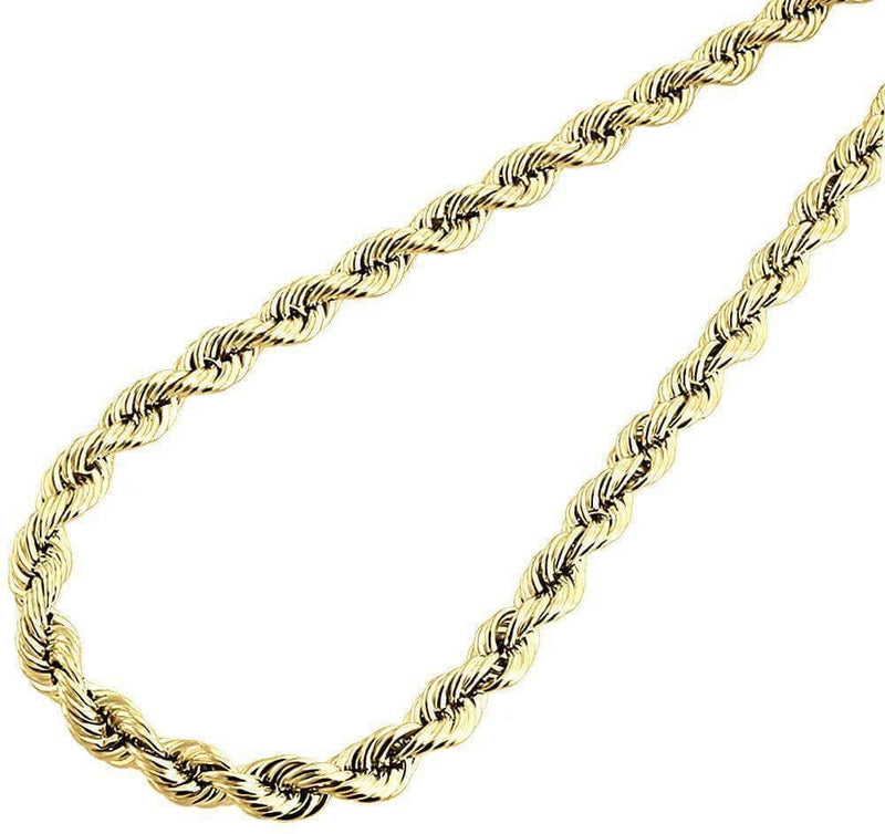 gold rope chain bracelet