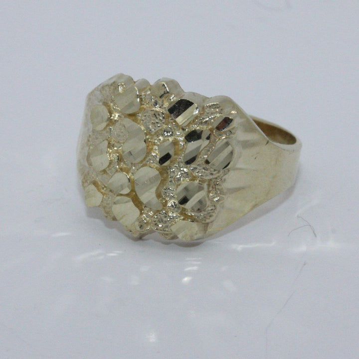 gold nugget ring