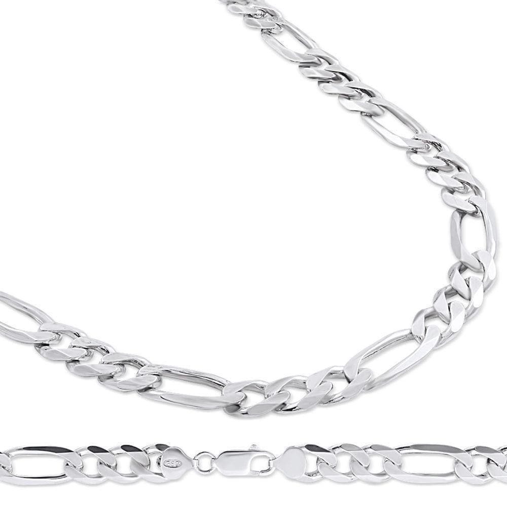 1.5-Inch Figaro Chain Extender (Silver)